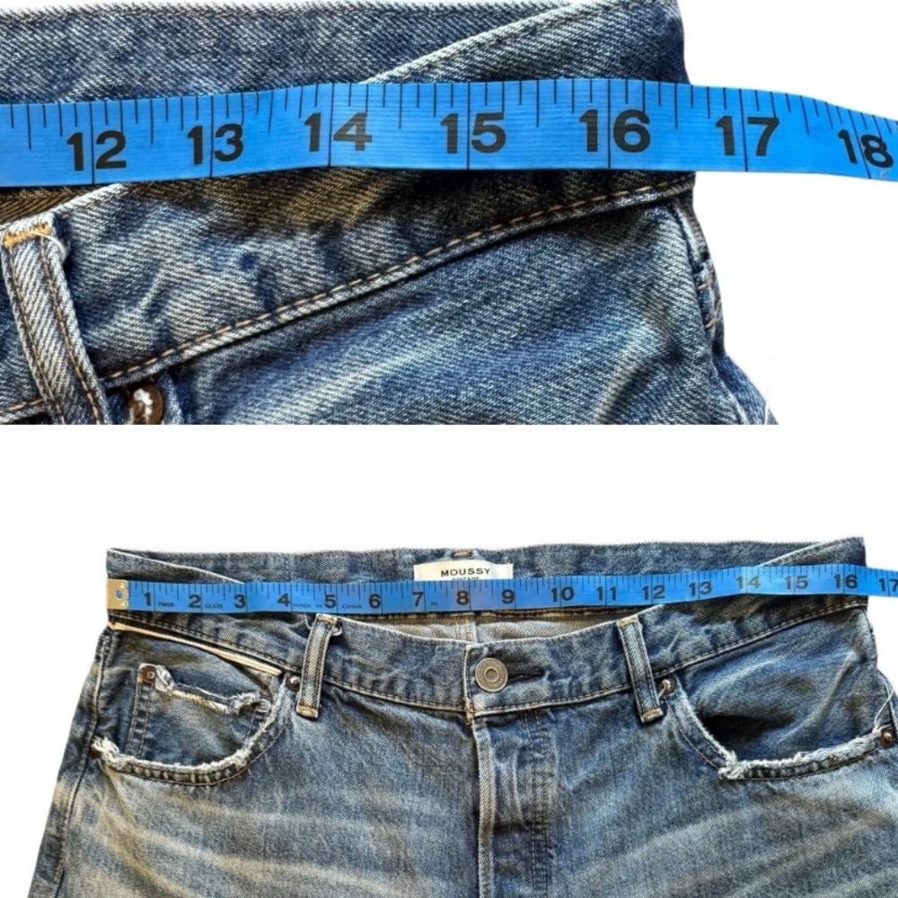 Price reduced Moussy Light Blue Straight Leg Jeans - Picture 9 of 12